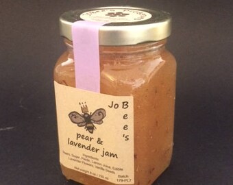 pear and lavender jam