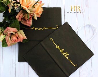 Personalized Gift Bag, Bridesmaid Gift, Bridal Shower Gift, Custom Gift Bag, Bachelorette Gift Bag, Wedding Gift Bag, Bridal Party Gift