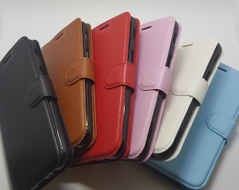 Blank Samsung A5 2017 Wallet Phone Case with Strap for DIY project. Plain Mobile Phone Case for Decoration.