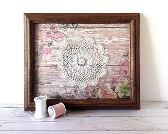 Framed doily | Etsy