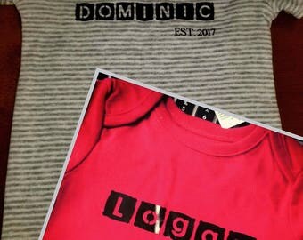 Established baby onesies