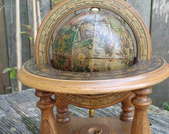 Astrology World Globe Map UGC Made in Italy
