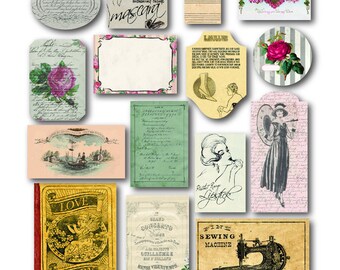 1 pack, 7gypsies Mini Ephemera - Lady Like