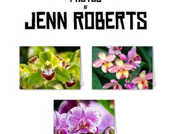 Orchid Card Pack - Blank Cards