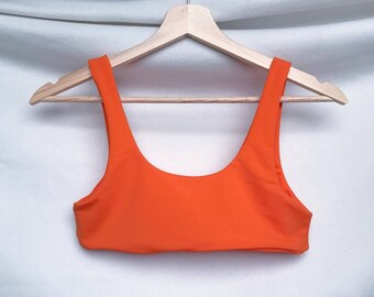 Kyla Bikini Top - Color: Rust - Womens Swimwear, Women's Bikini, Seamless, Reversible, Swimwear top