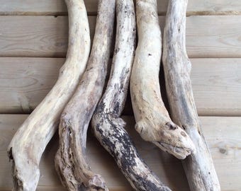 Driftwood bundle / 20-26 inches long/ craft / sculpture / art / supplies / boho decor / cottage decor / beach style