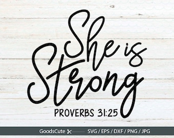 Download Proverbs 31 25 | Etsy