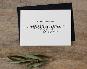 DIY I Cant Wait To Marry You Card, Card To Groom Template, Wedding Card Template, Printable Groom Card, Bride Or Groom Card - KPC07_409