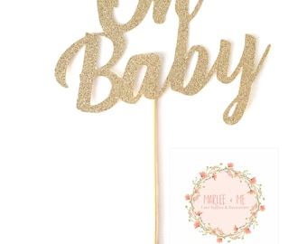 Oh Baby Cake Topper, Baby shower, celebration