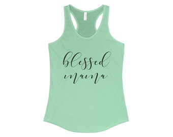 New Mom Tees: Blessed Mama T-Shirt