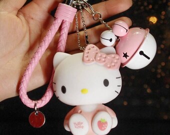 hello kitty keychain, keychains , hello kitty key ring