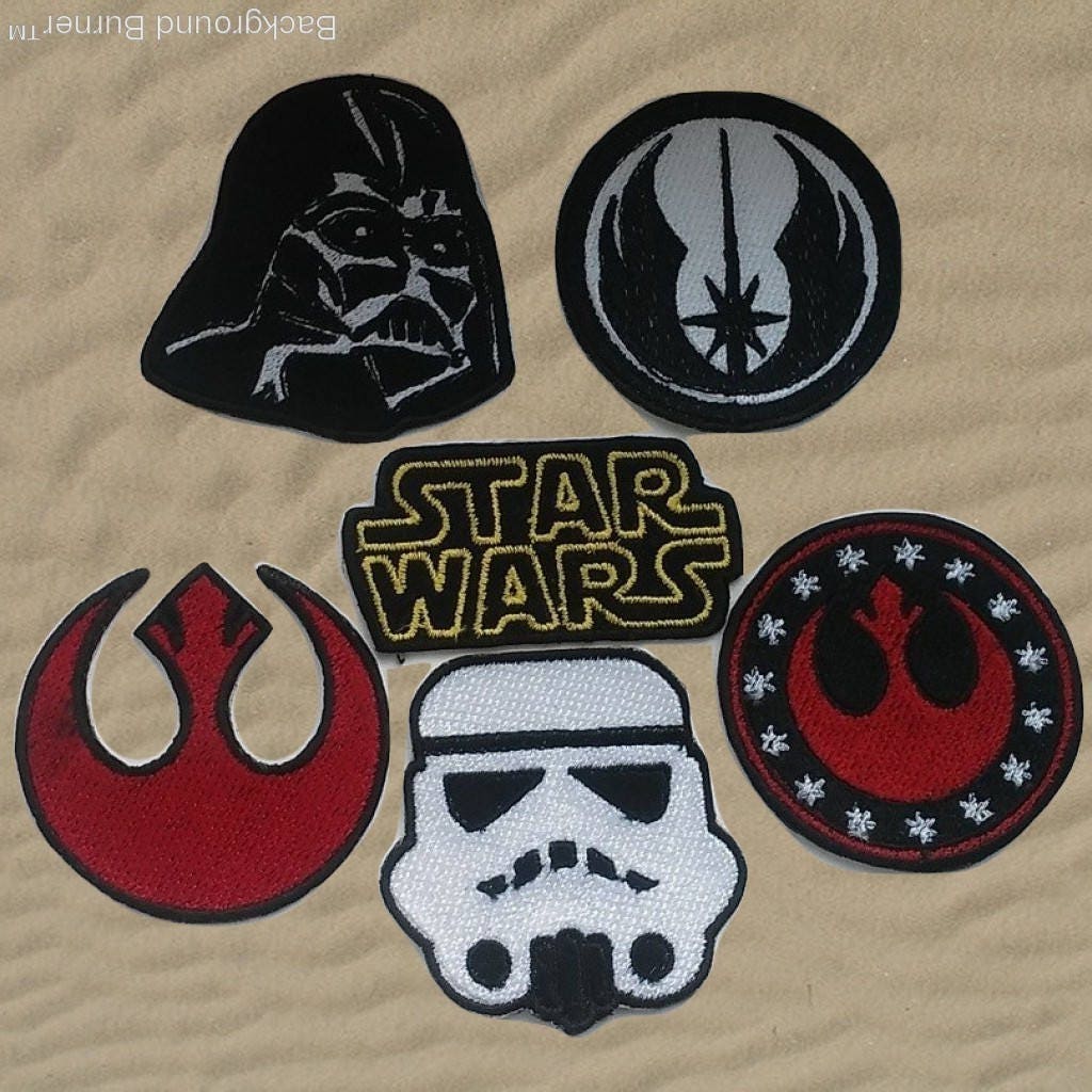 Star Wars Embroidery Patches Iron Sew On Bag Jeans Rock Jacket