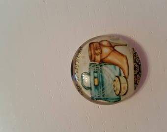 "Bright" embellishment glass cameos cabochons