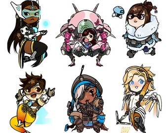 Overwatch Double-sided Acrylic Charms