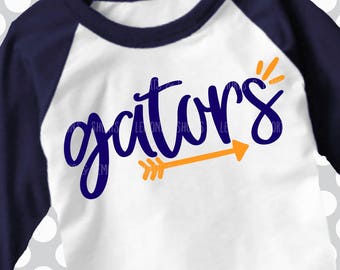 Gators svg, Arrow svg, Gators, florida svg, Cut File, iron on, football svg, Silhouette, Printable iron on, Digital Download, Cricut, dxf