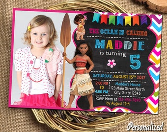 Moana Invitation Moana Birthday Moana Birthday Invitations Moana Party Moana Printable Moana Invitations Moana Birthday Card Moana Invites