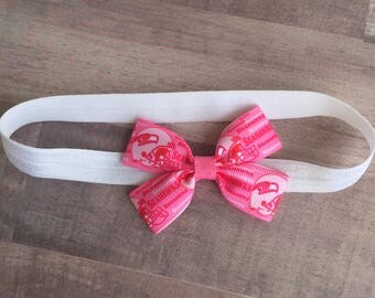 Seahawks Bow with Headband, Seahawks, Baby