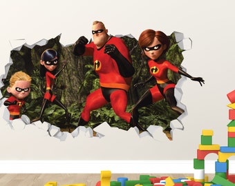 Incredibles Stickers | Etsy