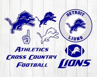 INSTANT DOWNLOAD - Detroit Lions Svg, Detroit Lions Files, Detroit Lions Clipart, Detroit Lions Svg Bundle, Football Svg, Football Clipart