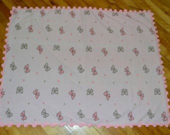 Free shipping :Baby girl fleece blanket