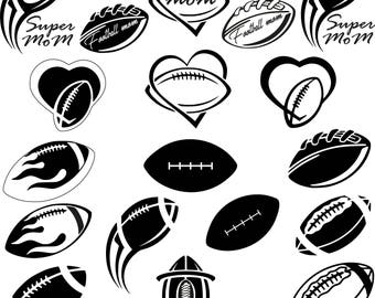 Ball for American football.Svg.Dfx.Eps.Png.