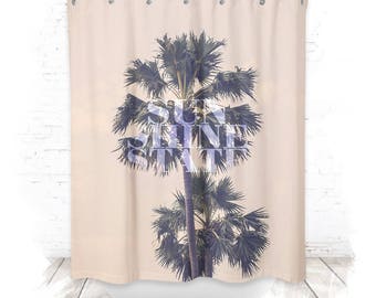 Shower curtain / shower curtain 150cm sunshine