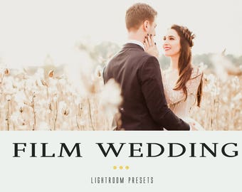Film wedding professional lightroom presets