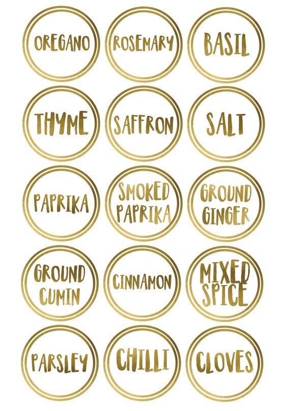small kitchen label pack round labels vinyl pantry labels