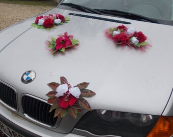 heart shape wedding car wedding decoration all colors