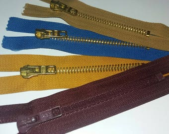 set of 4 zips are simple slider