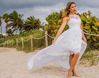 Beach Wedding Dress - Ephyrah