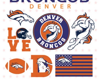 Denver Broncos svg, Denver Broncos svg Cut files, Denver Broncos Clipart, Baseball Clipart, Silhouette files, Denver Broncos Clipart eps dxf