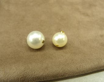 Button - BEAD Pearl 14 mm