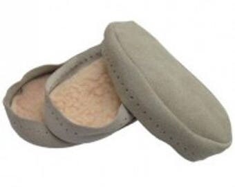 Soles of slippers size 22/24 or 18/24 months split leather