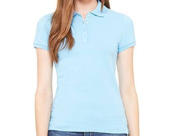 Women's Cotton Spandex Polo