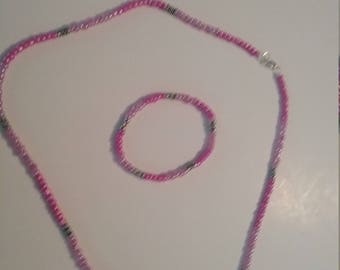 Two tone pink