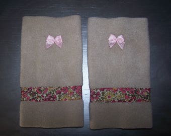 Mittens size S in fleece, fashion accessory