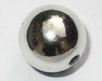 2 beads round smooth 20mm - CCBR45
