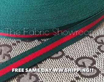 Gucci Style Ribbon 10mm/1cm Wide Exceptional Quality Limited Stock! Gift Wrap Ribbon Birthday Gift Wrap Ribbon Ribbon Hair Bow Ribbon Headba