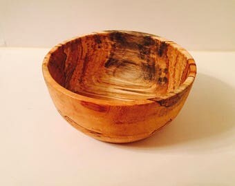 Maple Wood Bowl, Spalted, 5.75"