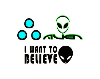 Alien svg Martians svg Believe Alien svg Peace Alien Svg files for cricut vectors design silhouette clipart cuttables svg vinyl cut