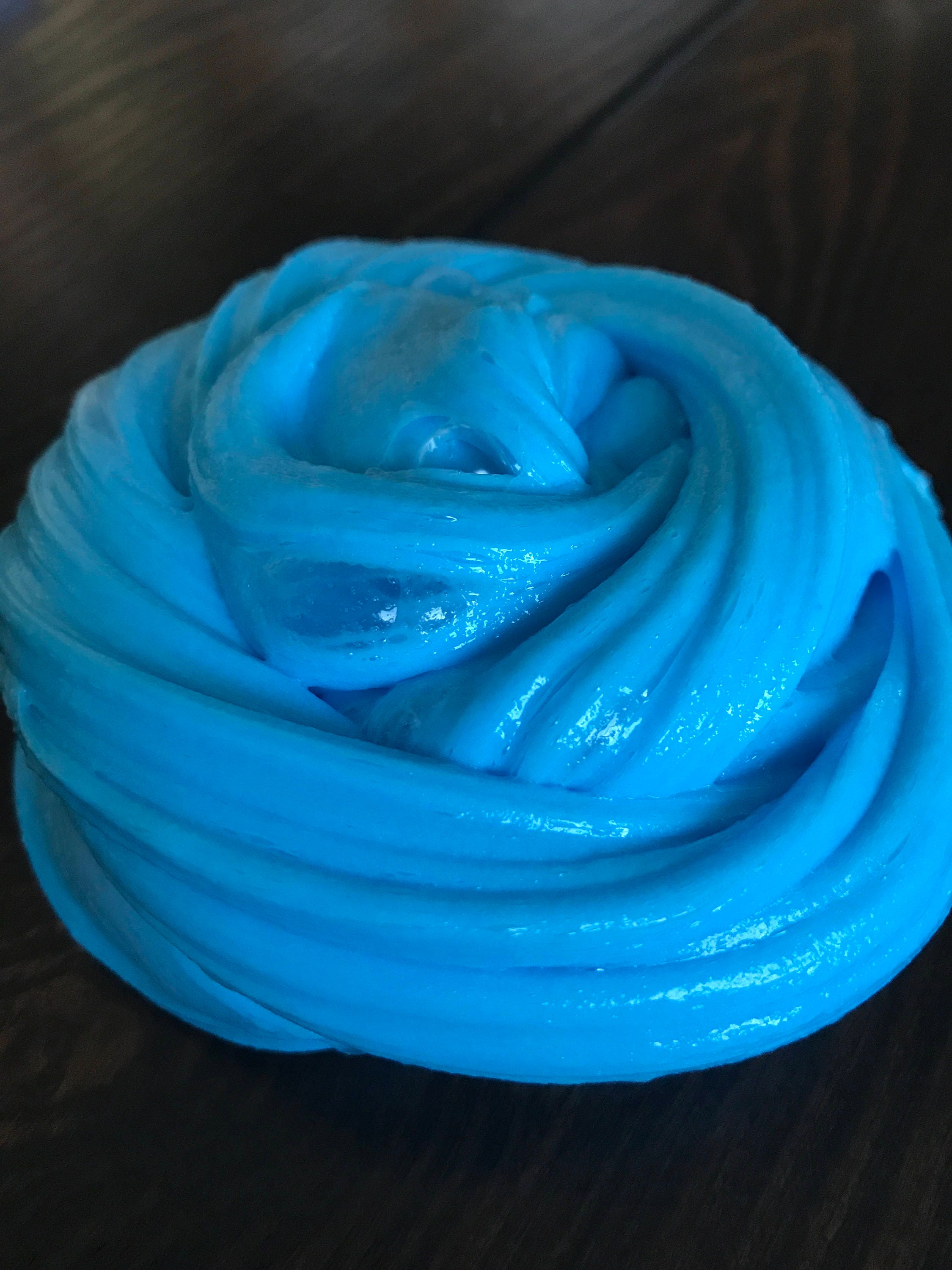 Ocean Blue Fluffy Slime