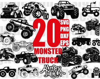 Download Monster truck svg | Etsy