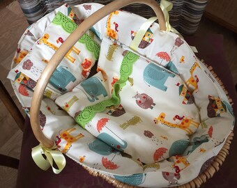 Moses basket fitted sheet cover for moses beds or moses bed