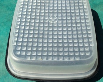 Vintage Large Black Tupperware Season Serve Marinator Free Shipping