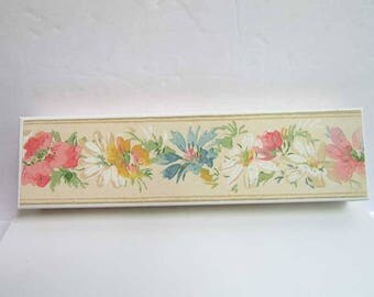 Gift Box, Trinket Box, Jewelry Box, Keepsake Box, Watch Box, Bracelet Box, Handmade Decorated Box, Vintage Papers Box, Vintage Floral Paper