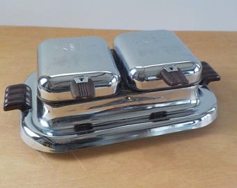 Vintage GE Waffle Iron • General Electric 119W8 Waffle Iron • Double Mini Waffle Maker