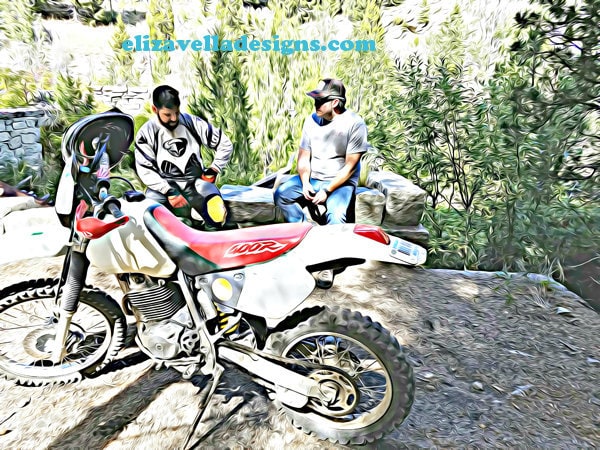 Motocross, 4 wheeling and camping hanging out with friends