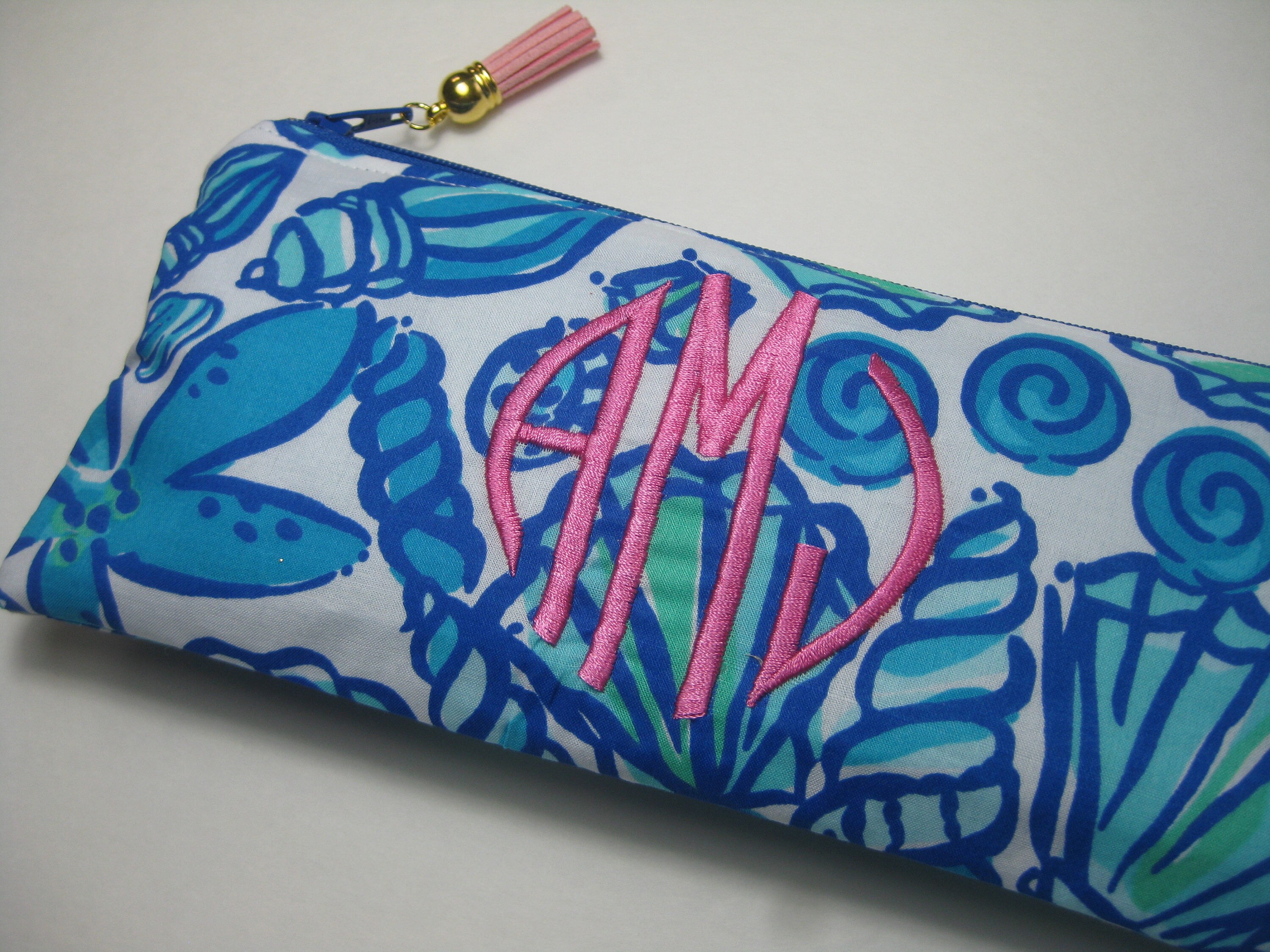 Lilly Pulitzer Pencil Case Make Up Bag Cosmetic Bag