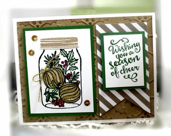 Christmas Card- Stampin' Up Wishing You a Season of Cheer